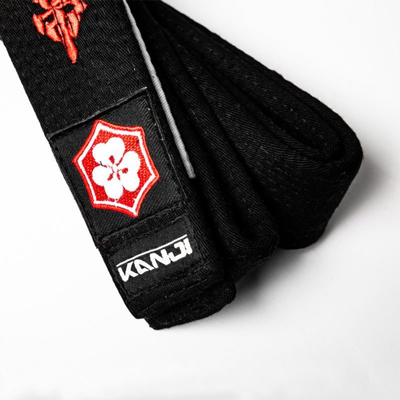 KANJI Japan 「諦めなかった白帯」刺繍帯 - ORIGINAL（ブラック） 商品写真 10